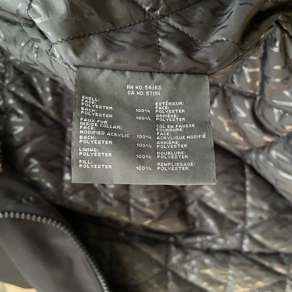 Marc New York Black Jacket with Faux Fur Collar Size M - Picture 9 of 12
